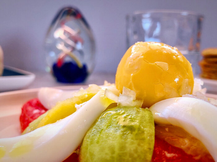 Ensalada de Tomates con Huevo