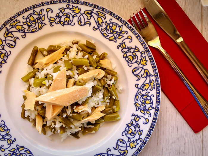 Judías Verdes con Arroz y Atún